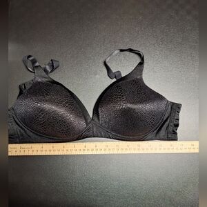 Warner's Black Textured Women's Bra